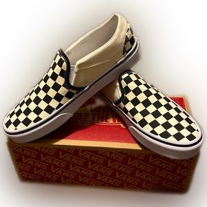 Checker board slip in Vans